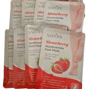 Strawberry Foot Mask - Red